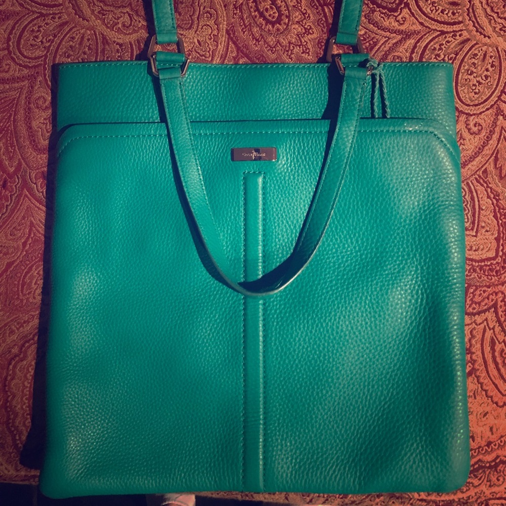Cole Haan turquoise tote